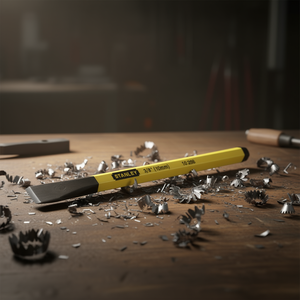 Cincel mecánico Stanley de 3/8 pulgadas y 10 mm de acero templado para trabajar metal y madera - Product Image 3