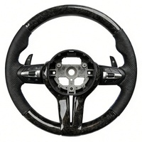 Volant sport en fibre de carbone à 3 branches de style Thong pour F32/E92/F10/E46/E90/F20/E82 328i/540i/330i E70/F82/G20/G30
