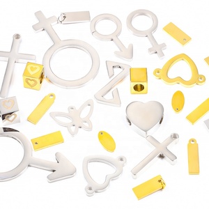 Tùy chỉnh thương hiệu logo thẻ thép không gỉ nhãn kim loại phụ kiện đồ trang sức phát hiện các thành phần - Product Image 6