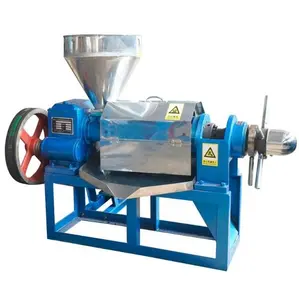 60-80kg/hour stainless steel oil extraction machine oil pressers cold and hot double pressing spiral oil press