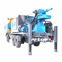 Prix du forageur à carottage diamanté APCOM, forageur à carottage par câble, machine hydraulique diesel montée sur chenilles