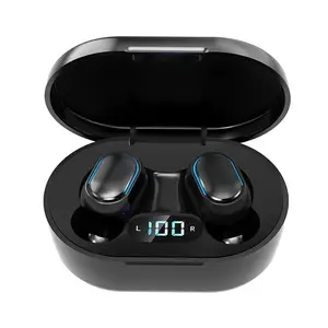 2023 Amazons Top Seller Wireless Earphone E7S Blue tooth TWS Earbuds LED Display Power Bank Headset Microphone Bluetoo Earphone