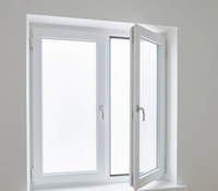 Particularmente Popular Moderno Inside-Out Swing Open 65 PVC Upvc Ventanas abatibles Barato Wide Hardware Fibra de vidrio Wide