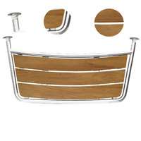 Plateforme d'escalade/escalier en bois pour bateau, structure robuste et durable, qualité usine, vente en gros