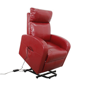 <span class=keywords><strong>Sillón</strong></span> <span class=keywords><strong>reclinable</strong></span> de elevación eléctrica de cuero perezoso, silla de masaje <span class=keywords><strong>reclinable</strong></span>, muebles para el hogar - Product Image 2