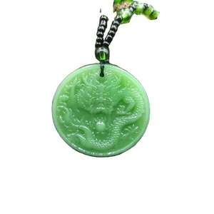 Fortunato Amuleto Del Pendente Della Collana Donna Uomo Coraggioso Gioielli Intagliato A Mano cinese lungo con il cristallo <span class=keywords><strong>Ciondolo</strong></span> di Ossidiana & n - Product Image 3