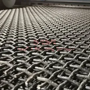 High Manganese Strong Structure Crimped Wire Mesh 65mn Vibrating Crimped Woven Wire Screen According To Customized Products +-3%