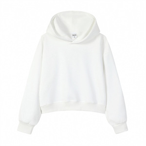 Sweat à capuche décontracté double couche en polyester/coton 350G pour <span class=keywords><strong>femme</strong></span>, idéal automne-hiver - Product Image 5