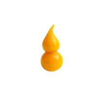 Pendentif en verre artisanal en forme de gourde, ornement chinois Feng Shui Hulu, porte-bonheur Wulu, breloque suspendue, mini accessoires décoratifs en sable doré lumineux