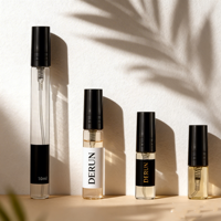 Mini flacon de parfum transparent 2ml 3ml 5ml 10ml, tube en verre vide, atomiseur testeur pour emballage de parfum, emballé en boîte