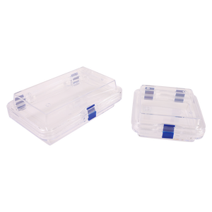 Scatola di Conservazione in Plastica Trasparente per Corone e Ponti Dentali con Coperchio Incernierato e Chiusura, Prezzo di Fabbrica - Product Image 5