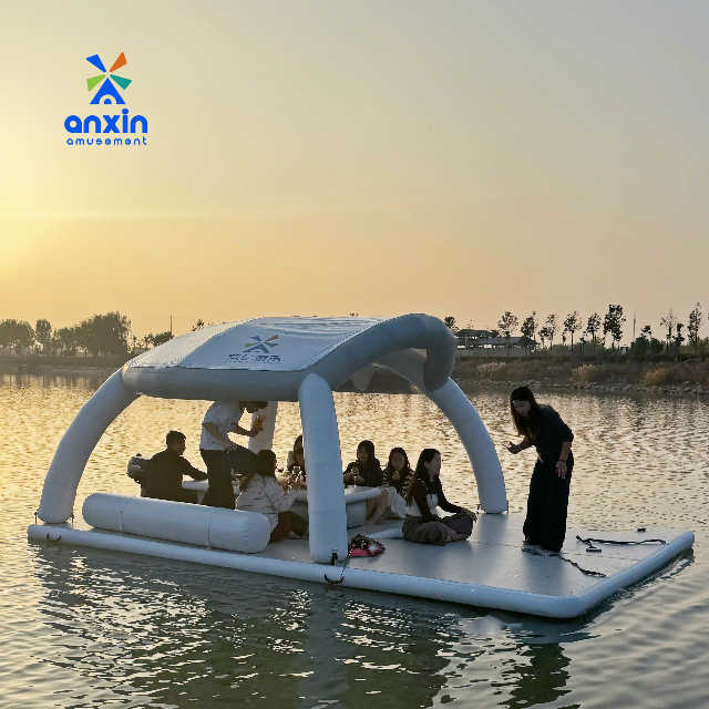 Floating Tent Inflatable Pool Tent Sea Floating Platform