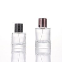 Flacon de parfum cylindrique en verre en gros avec bouchon à bille en alliage de zinc, pompe pulvérisatrice, boîte en papier personnalisée, One-Ston Supply