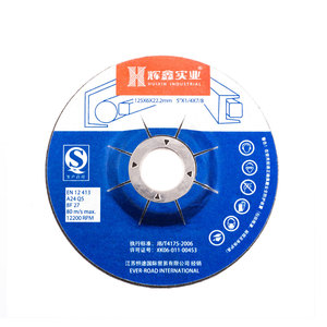 قطع الفولاذ المقاوم للصدأ 125X6X22MM (5 بوصة) وعجلة طحن لطحن الزوايا