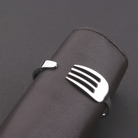 Bracelets jonc ouverts en forme de fourche en acier inoxydable de type C, accessoires de mode OL, nouvelle collection, approvisionnement direct d'usine, unisexe