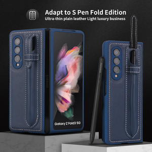 <span class=keywords><strong>Coque</strong></span> Premium Ultra-mince Plain Cover <span class=keywords><strong>avec</strong></span> <span class=keywords><strong>S</strong></span> <span class=keywords><strong>Pen</strong></span> Bag Full Protection Case pour Samsung <span class=keywords><strong>Z</strong></span> <span class=keywords><strong>Fold</strong></span> 7 6 5 <span class=keywords><strong>4</strong></span> 3 PU Leather Case - Product Image 4