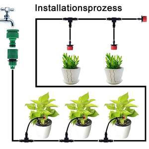 Kit d'irrigation goutte à goutte automatique pour jardin et pelouse avec tuyau de 25 m, système d'arrosage pour fleurs à pulvérisation programmée - Product Image 4