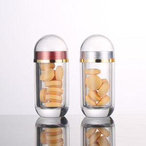 زجاجات بلاستيكية-10-شفافة على شكل رصاصة فارغة Juvale حاوية قارورة حبوب طبية 10cc - Product Image 3