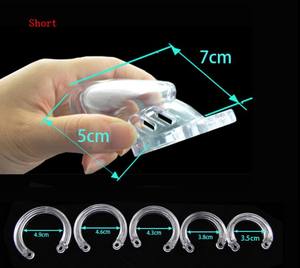 Produk Seks untuk Pria <span class=keywords><strong>Penis</strong></span>, Sabuk Kesucian, Pengunci <span class=keywords><strong>Penis</strong></span> Transparan CB6000 Cock Cage untuk Mainan Seks SM Pria - Product Image 4