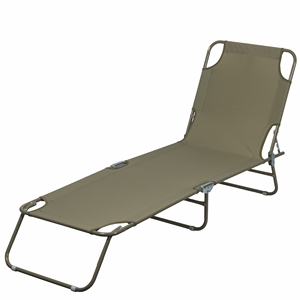 Lettino Prendisole da Spiaggia PORTOFINO in Acciaio/Polyester, Set da 4 - Product Image 3