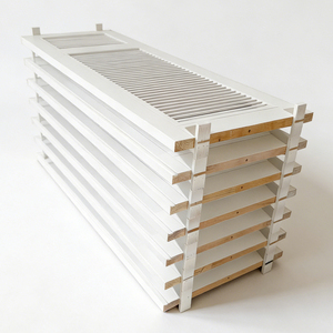 Tende Veneziane in <span class=keywords><strong>Legno</strong></span> Non Finite con Primer Bianco per Decorazione Villa, Ristrutturazione Camere d'Albergo - Product Image 3