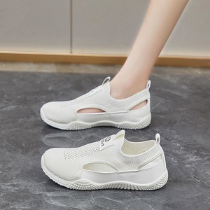 Zapatillas Deportivas Blancas Transpirables para <span class=keywords><strong>Mujer</strong></span>, Ligeras, Calzado Casual, Moda - Product Image 3