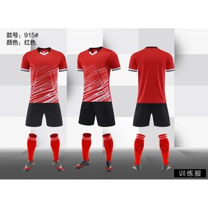 2022 New Style Fußball uniform Günstige Schwarz Weiß Fußball mannschaft Wear Jersey Set für Erwachsene - Product Image 3