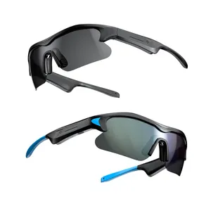 Gafas de Sol de música Bluetooth con altavoces, gafas inteligentes de audio para montar inalámbricas, gafas de sol de diente azul, gafas deportivas para ciclismo