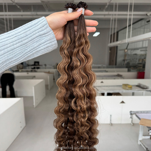 Extensions de cheveux Yuanzhen de haute qualité à pointe en K, extensions de cheveux russes à double trame avec pointe en V, extensions de cheveux à pointe plate en kératine - Product Image 5