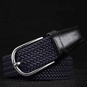 Cinturón de cuero de piel de vaca trenzado tejido de alta calidad para mujeres y hombres ecuestres para <span class=keywords><strong>Golf</strong></span> - Product Image 2