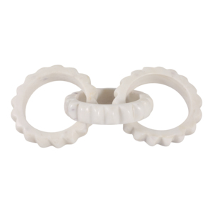 Ornamento a catena in marmo intagliato, scultura decorativa per la casa, il soggiorno, l'ufficio, come elemento decorativo. - Product Image 6