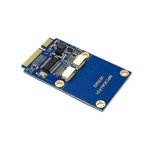 Mini carte adaptateur PCI-E vers USB extension d'interface USB 2.0 à double port pour accessoires informatiques de carte mère d'ordinateur portable - Product Image 3