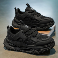 Chaussures de sport décontractées respirantes en maille pour hommes 2026 avec talonnette rehaussante discrète, idéales pour la course et l'absorption des chocs – Collection Jeunesse