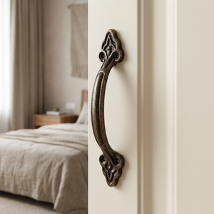 AK Brass Customized Metal Cabinet <b>Handle</b> In <b>Black</b> Finished Standard Piece For Shelf Furniture / Door Furniture - Product Image 3