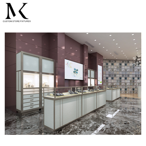 Lishi tùy chỉnh Kim Loại Xoay đồ trang sức Showcase hiển thị giá thanh lịch đồ trang sức hiển thị truy cập - Product Image 6