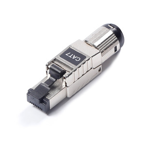 Connecteur RJ45 blindé en métal Cat7 8P8C, prise réseau Ethernet suspendue en ligne, 10 Gbit/s - Product Image 1