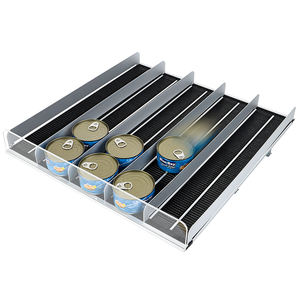 Organizador de botellas de empuje de bebidas, rodillo de alimentación por gravedad, sistema de empuje de estante para estante de refrigerador, estantes de supermercado - Product Image 6