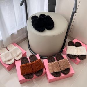 Pantuflas de Plataforma de Diseñador de Alta Calidad, Pantuflas de Piel Sintética, Pantuflas de Lujo para Exteriores, Sandalias de Mujer, Tallas Grandes - Product Image 1