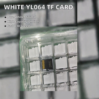 Carte TF SD YL064 de couleur blanche, classe 10 V30, 128 Mo, haute capacité, en plastique, pour téléphone, GPS, caméra, DVR