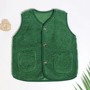 Migliore vendita all'ingrosso abbigliamento per bambini autunno inverno 100% in poliestere Pocket Design per bambine e bambine gilet gilet - Product Image 1