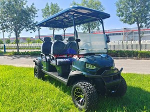 Voiturette de golf électrique 4 places avec design compact pour un rangement et un stationnement faciles - Product Image 2