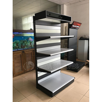 Panneau d'affichage portable à 4 couches, panneau de commutation, présentoir d'outils de poudre pour magasin de détail