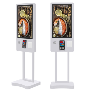 32 inch Wall Mount tự dịch vụ thực phẩm đặt hàng thanh toán kiốt với phần mềm đặt hàng Màn hình cảm ứng tự dịch vụ kiosk - Product Image 5
