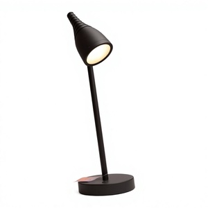 Lámpara de Escritorio LED Minimalista de Acero Inoxidable Ajustable, 3000K, Luz Blanca Cálida, Pantalla Redonda Blanca, para Lectura en el Dormitorio - Product Image 4