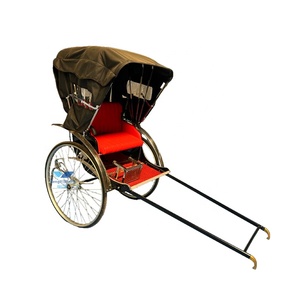 Rickshaw Romántico y clásico Rickshaw Venta caliente de alta calidad Rickshaw negro de dos filas - Product Image 1