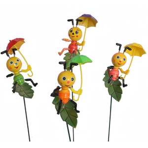 Dessin animé personnalisé escargot en plastique et <span class=keywords><strong>fourmis</strong></span> ornements de jardin vente directe d'usine pour les décorations de cour extérieure matériau PE - Product Image 2