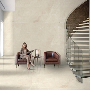 Azulejos de porcelana pulida Ottoman Crema 800x1600mm para suelo y pared, superficie elegante con aspecto de mármol 80x160cm - Product Image 5