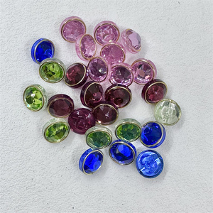 Nuevo Botón de cristal acrílico <span class=keywords><strong>camisa</strong></span> suéter cárdigan <span class=keywords><strong>joya</strong></span> botón colorido diamante pie alto botón - Product Image 3