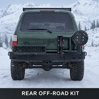 Capot rigide en aluminium pour Tacoma, compatible TRD 4x4, avec porte-bagages de toit, fenêtre latérale, étanche et verrouillable, OEM ODM