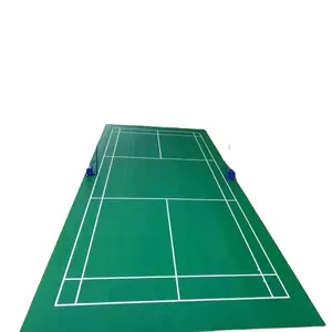 2024 BWF certificat haute qualité résistance à l'usure en plastique basket badminton terrain volley-ball gym badminton court tapis